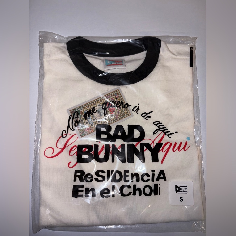 Bad Bunny “Seguimo’ Aquí” Crop Top (S) Puerto Rico Exclusive Pop-Up Merch DtMF